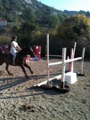 Gabelou  & Léa. CSO mars 2012