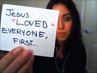 Message d'une fille pour tous les chrétiens