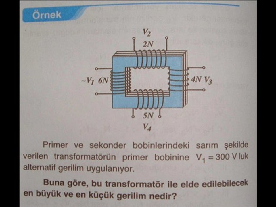 TRANSFORMATÖRLER  SORU VE ÇÖZÜM  SLAYTI