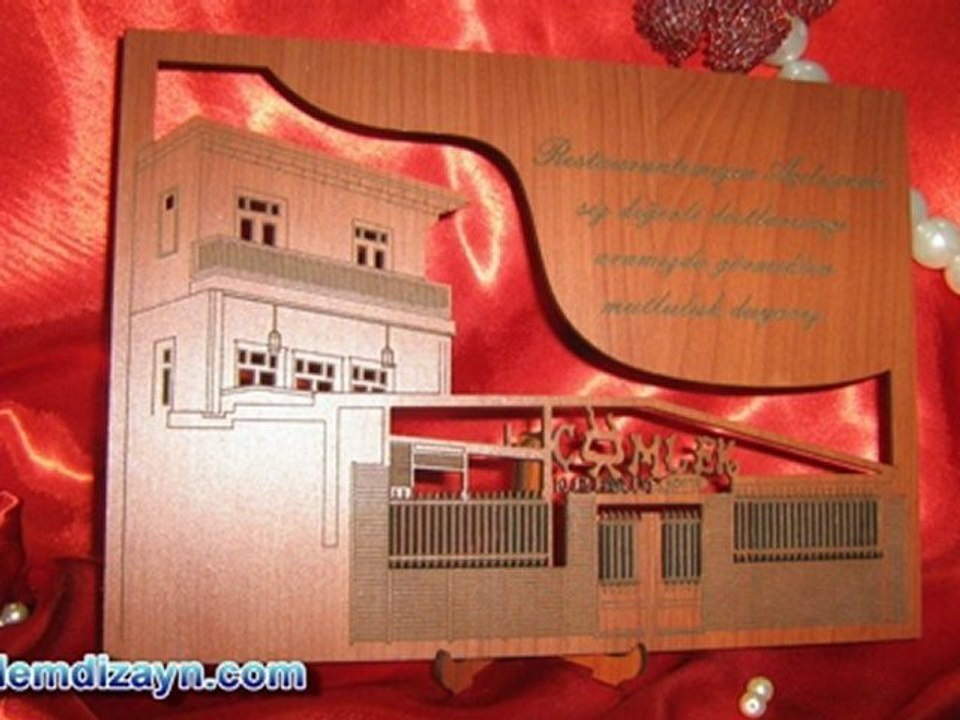 ahşap davetiye,www,ademdizayn.com