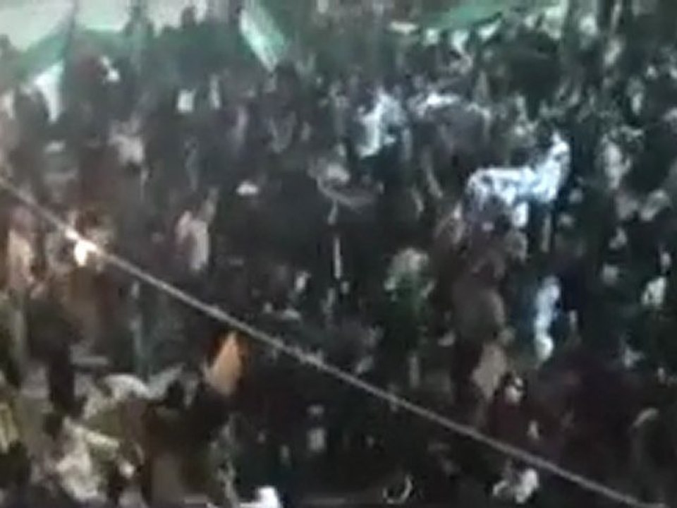 فري برس حمص وادي العرب مظاهرة أكثر من رائعة بقيادة الساروت 12 3 2012