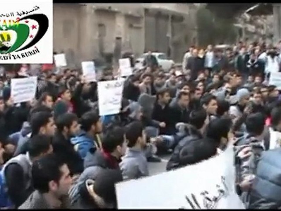 فري برس حلب  التآخي الكوردية   حلب حي الأشرفية 12 3 2012