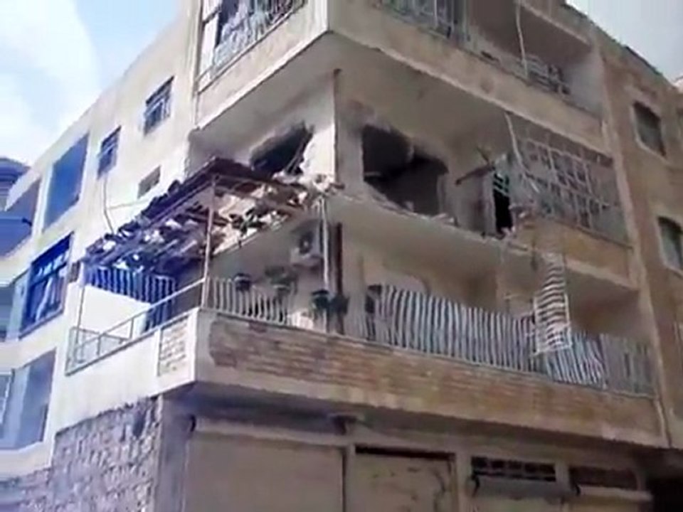 فري برس ادلب أريحا آثار الدمار الذي تعرضت إليه مدينة اريحا جراء القصف 12 3 2012 جـ3