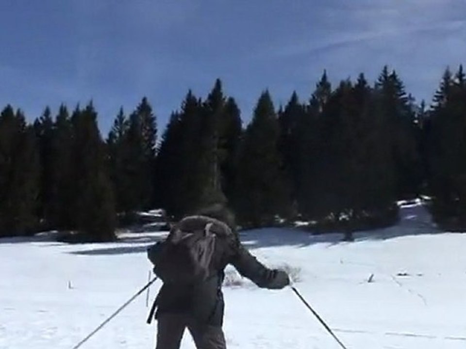 premiere seance de ski