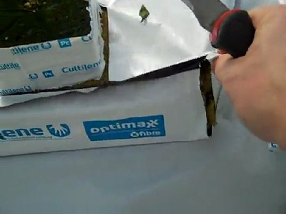 How to Plant Pepper Plants (drainage cuts)