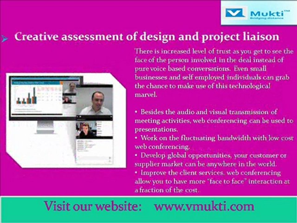 web conferencing meetings  - vmukti.com