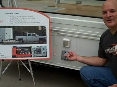 Advertising Display Cube Bulldog Mobile Billboards