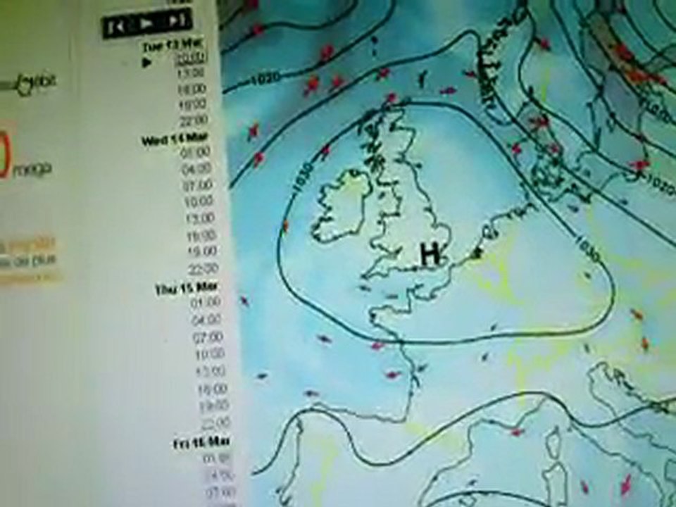 Prévision météo du mardi 13 mars 2012 de Gigi