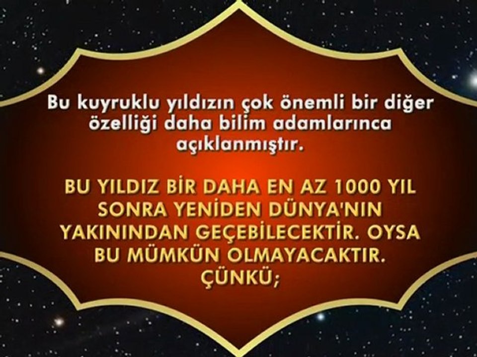 İKİ UÇLU KUYRUKLU YILDIZ