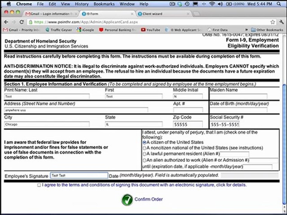 Electronic I-9 Review Part II