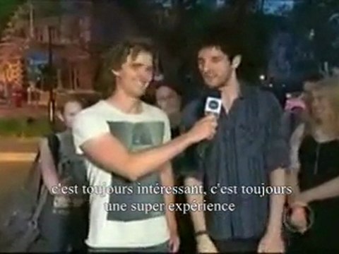 Colin Morgan interview The Project - Australie 2011