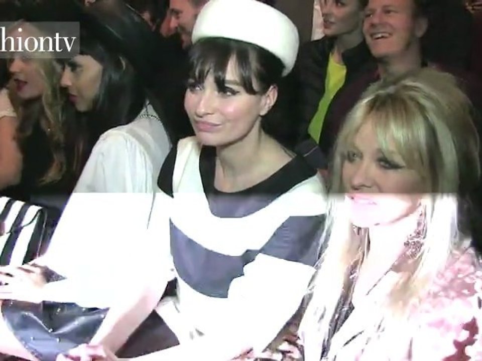 Pixie Lott at PPQ Front Row Fall 2012 London FW | FashionTV