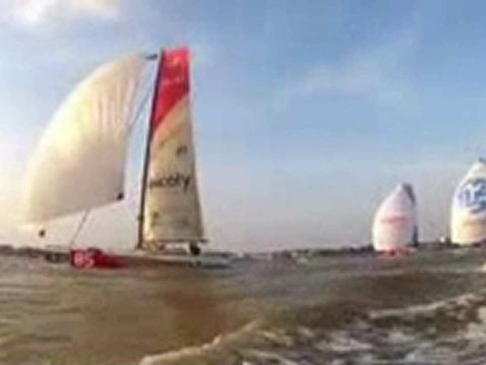 Départ de la Solidaire du chocolat 2012 - Team Groupe Picoty