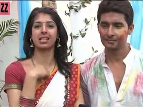 On Location :- Saas Bina Sasural HOLI CELEBRATION