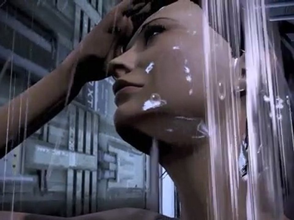 Mass Effect 3 - FemShep Shower Sex Scene
