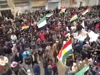 فري برس اعتصام حاشد عامودا ذكرى الانتفاضة الكوردية 12 اذار 12 3 2012