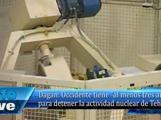 Dagan: Occidente tiene "al menos tres años" para detener la actividad nuclear de Teherán