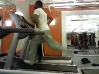 Course ultra rapide sur un tapis roulant