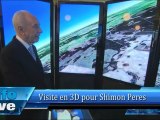 Visite en 3D pour Shimon Peres