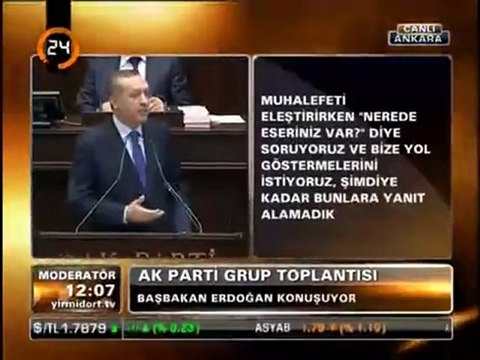 Başbakan Recep Tayyip Erdoğan Grup Toplantısı konuşması 6 Mart 2012
