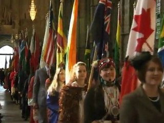 Britain's Queen attends the Commonwealth Day observance