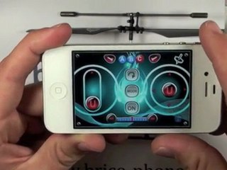 Test helicoptére lance missile pour Iphone et android