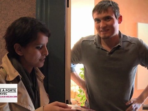 Porte à porte avec Najat Vallaud-Belkacem