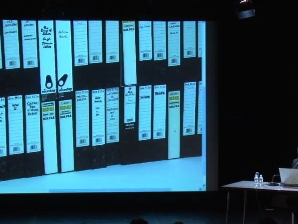 Ulrich Von Bülow, "W.G. Sebald et l'archive" - Nouveau festival / 3ème édition