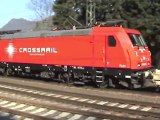 Brohl a. Rhein, BR155, Alpha Trains BR185, MRCE BR185, Crossrail BR185, 2x BR101, BR460