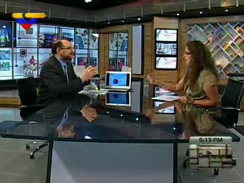 (VIDEO) Contragolpe:Oscar Schemel, presidente de Hinterlaces 12.03.2012 1/2