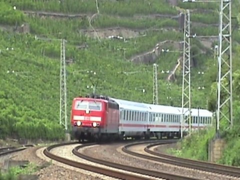 Bahnhof Winningen a.d. Mosel, CB Rail Prima, 2x BR189, 2x BR181, 2x BR143, 2x BR425, BR426