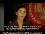 The Hunger Games cast interview Isabelle Fuhrman subtitulos español