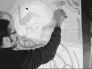 pegar un vinilo decorativo. www.viniloft.es