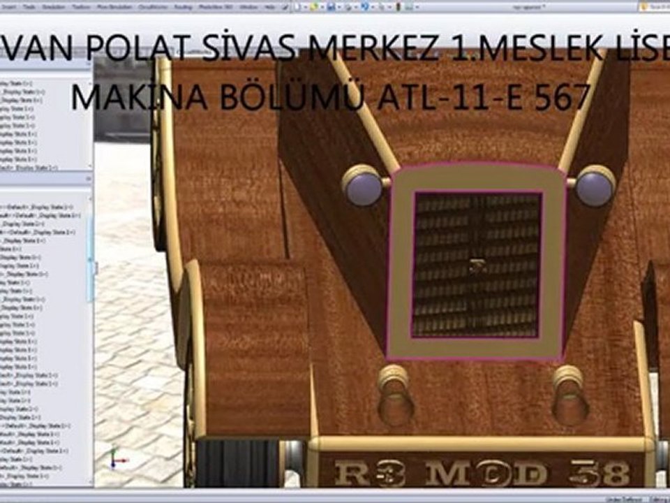 solidworks ta araba tasarımı