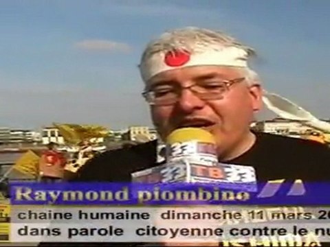 dimanche 11 mars 2012 une chaine humaines contre le nucléaire