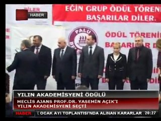 Yılın Akademisyen Ödülünü Prof.Dr. Yasemin Açık Aldı-Kanal 23