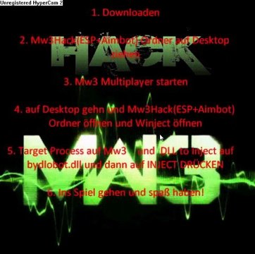 MW3 Wallhack and Aimbot PC GERMAN FREE UNDETECTED