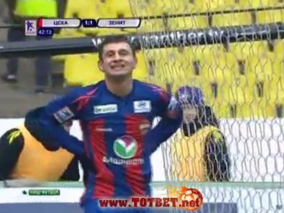 ЦСКА - Зенит (2-2) 03.03.2012
