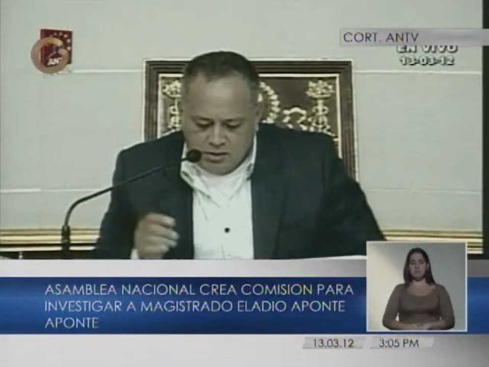 AN investigará al magistrado Aponte Aponte por caso Walid Makled