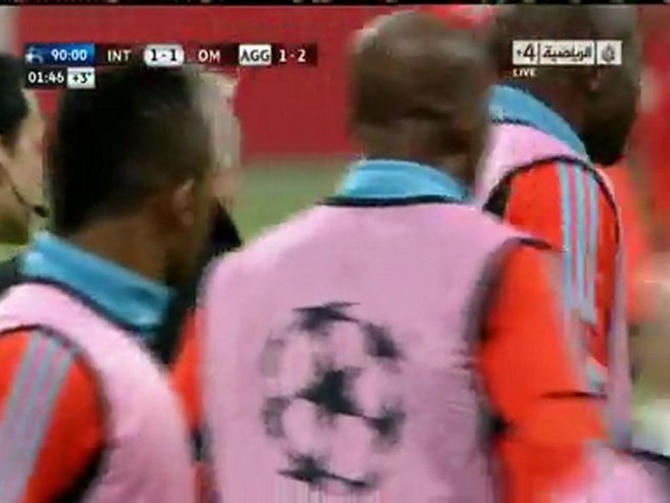 جميع اهداف مباراة انترناسيونالي ومارسيليا 1/2