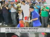 Henrique Capriles en su recorrido por Bachaquero