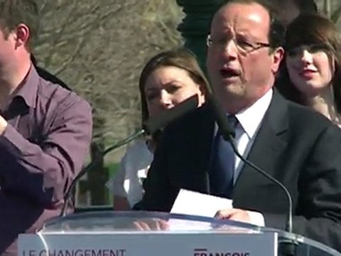 Meeting de François Hollande à Valence