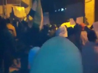 فري برس  دمشق جوبر مظاهرة مسائية رغم الضغط الأمني 13 3 2012