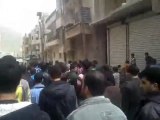 فري برس ادلب  دركوش  مظاهرة نصرة لمدينة ادلب الجريحة  13 3 2012 ج1