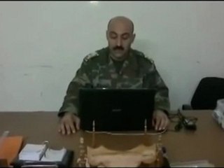 فري برس حمص الرستن أنشقاق الرائد زاهرأحمد أيوب 13 3 2012