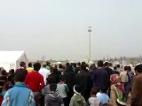 فري برس مخيمات اللاجئين مخيم الريحانية مظاهرة حاشدة نصرة لمدينة ادلب والمدن المنكوبة 13 3 2012 ج1