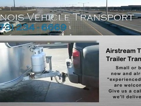 Airstream Travel Trailer Transport CanAm Transportation Inc., 4740 N Cumberland Ave., Chicago IL, 60656, (773) 234-6669