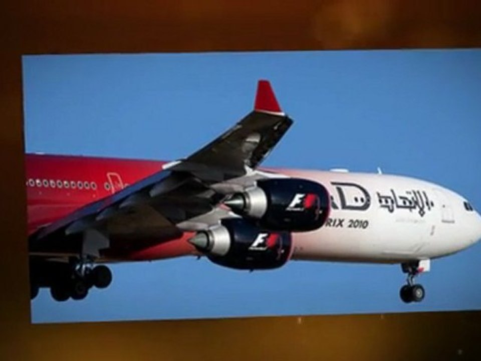 Etihad Airways A340-600 in F1 Livery Model Airplane