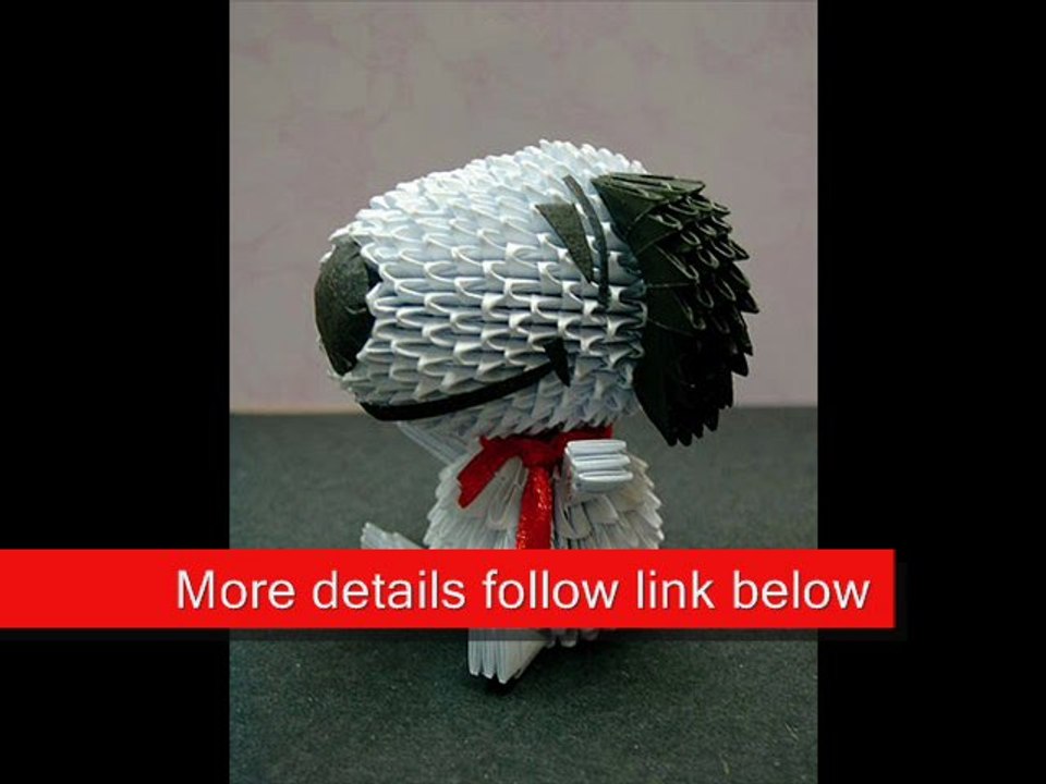3D Origami Snoopy
