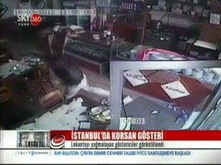İstanbul'da Korsan Gösteri